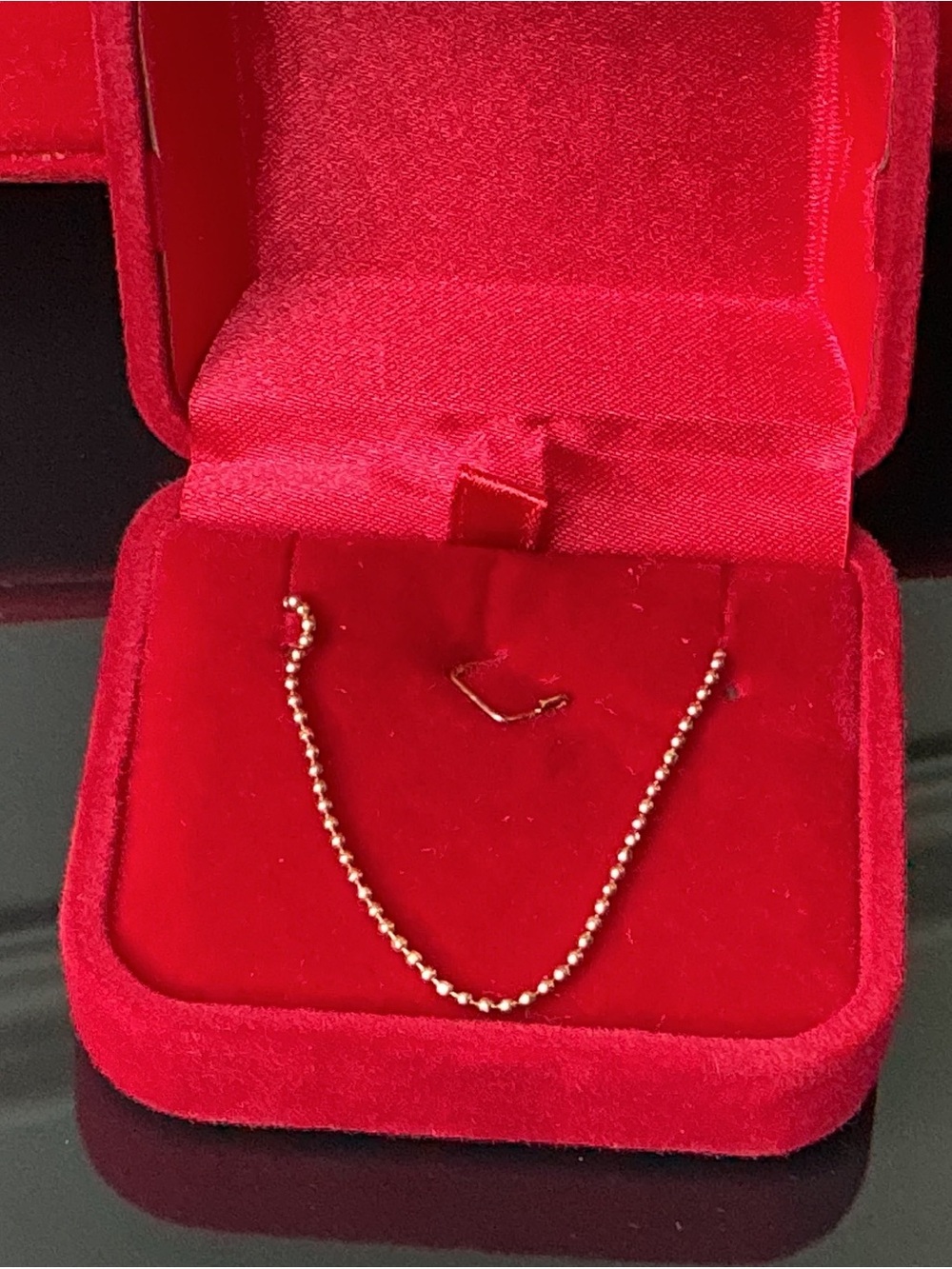 NWT 18K Solid Yellow Gold Peruvian Ball Bead Chain Necklace 20" Luxury - Picture 1 of 3